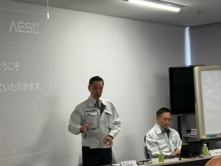 AESC勉強会風景 松本昌一代表取締役社長兼CEO